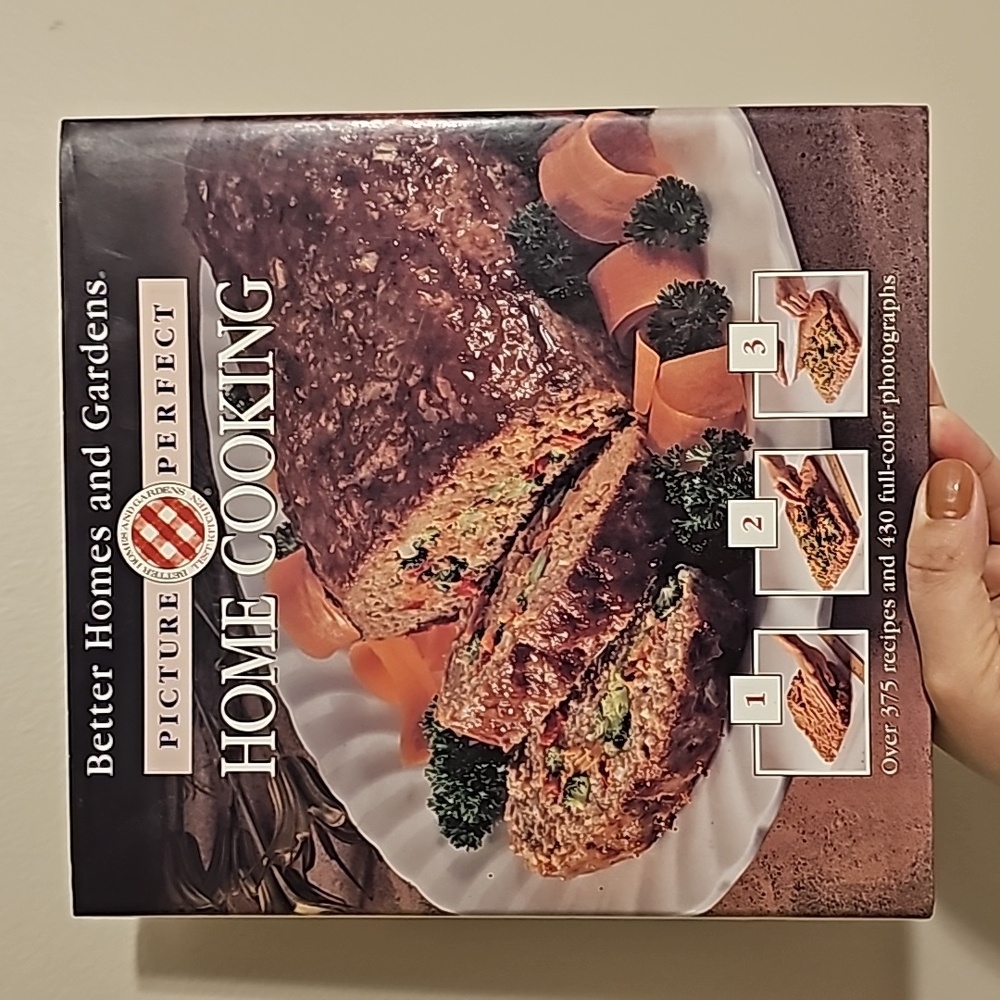 Better Homes and Gardens Picture Perfect Home Cooking Cookbook 1994 Hardcover